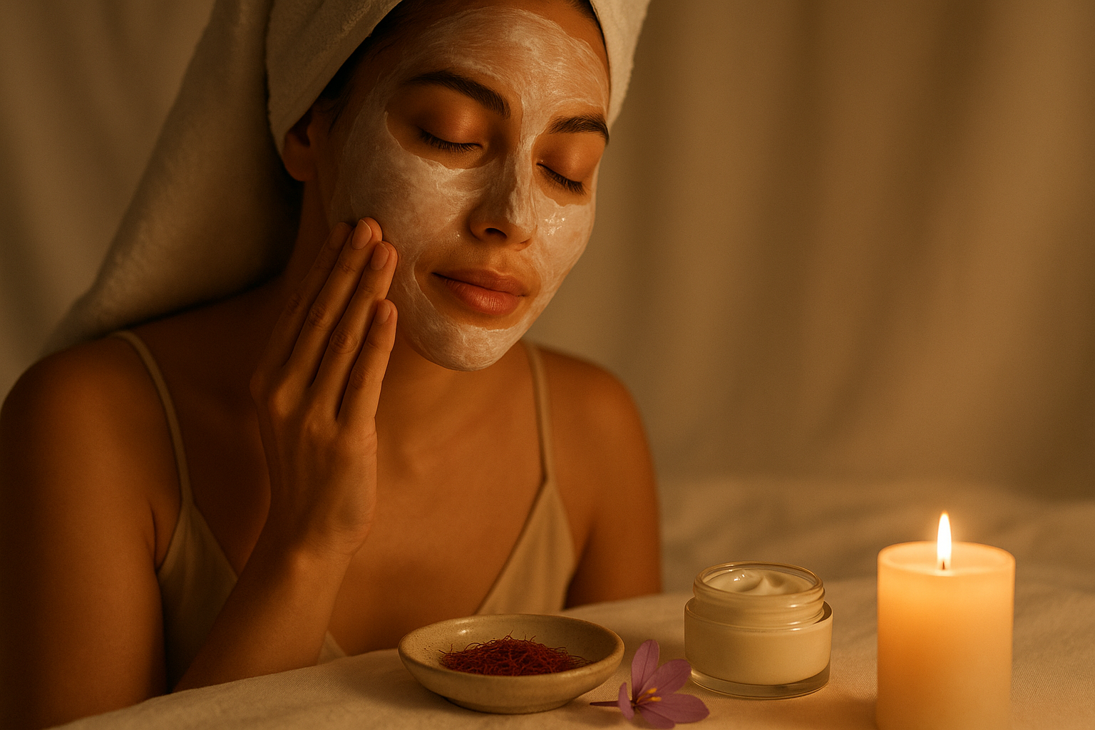 Routine du soir ZAFROSE pour une peau lumineuse